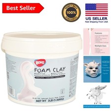 Foam Clay Pro 3 lbs - Non-toxic Air Dry Modeling Clay for Imaginative Projects