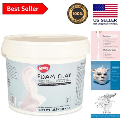 Foam Clay Pro 3 lbs - Non-toxic Air Dry Modeling Clay for Imaginative Projects