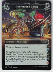 Information Booth #218 Foil Unfinity