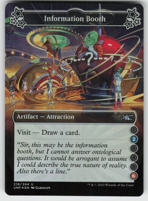 Information Booth (2-6) Foil U Unfinity 218 MTG