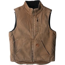 Used Carhartt Duck Vest Men's Size Small