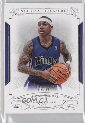 2013-14 Panini National Treasures 86/99 Isaiah Thomas #33 d1m