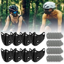 8PCS Dust Mask,Breathable Reusable Face Mask with 4 Activated Carbon Filters