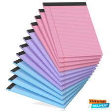 12 Pack Colored Legal Pads 8.5x11 College Ruled Lined Paper 30 Sheets