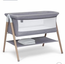 Simmons Kids' Koi Beechwood By the Bed Bassinet - Dove Gray: Includes