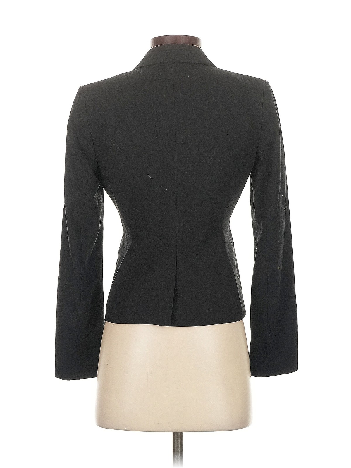 Calvin Klein Women Gray Blazer 2 Petites thumbnail 2