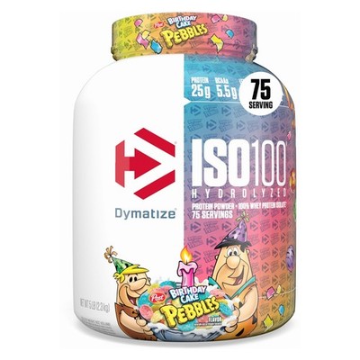 Dymatize ISO100 Birthday Cake Whey Protein Isolate 5 lb