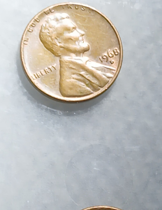 1968 Lincoln Memorial Small Cent RD Copper Business Strike Denver
