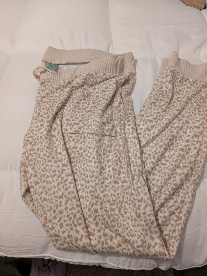 Conjunto de pijama Honeydew Intimates 2 peças jersey tamanho M branco e laranja - Imagem 4 de 4