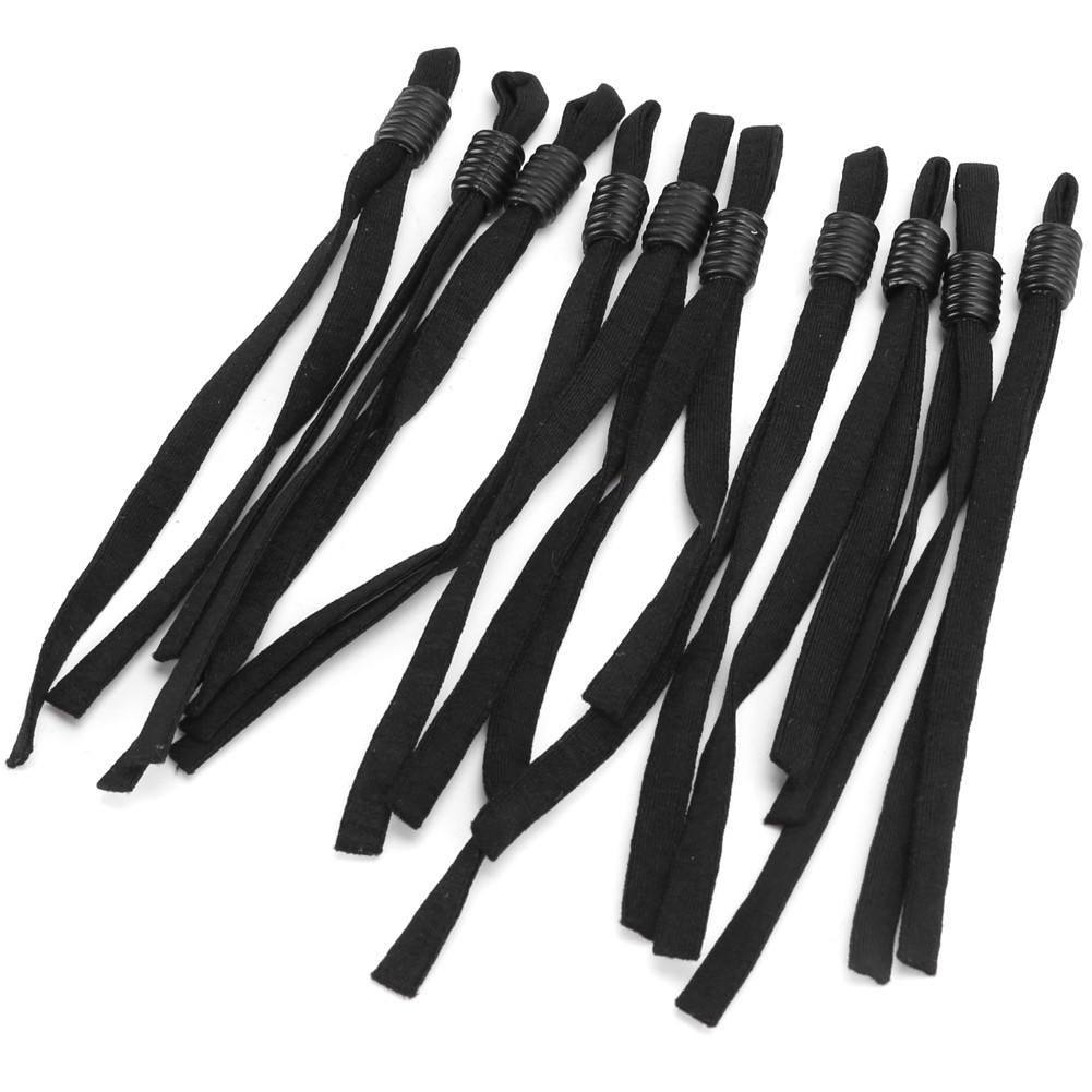 200pcs Elastic Bands Adjustable Buckle Stretchy Earloop Rope String Cord For Sew