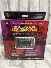 New IN BOX Audiovox XM Satellite Radio XCS9 Combo Pack W/car vehicle kit It/739