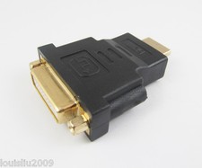 DVI-D Female 24 1 pin to HDMI 19 pin Male Gold Plated Adapter Converter For HDTV