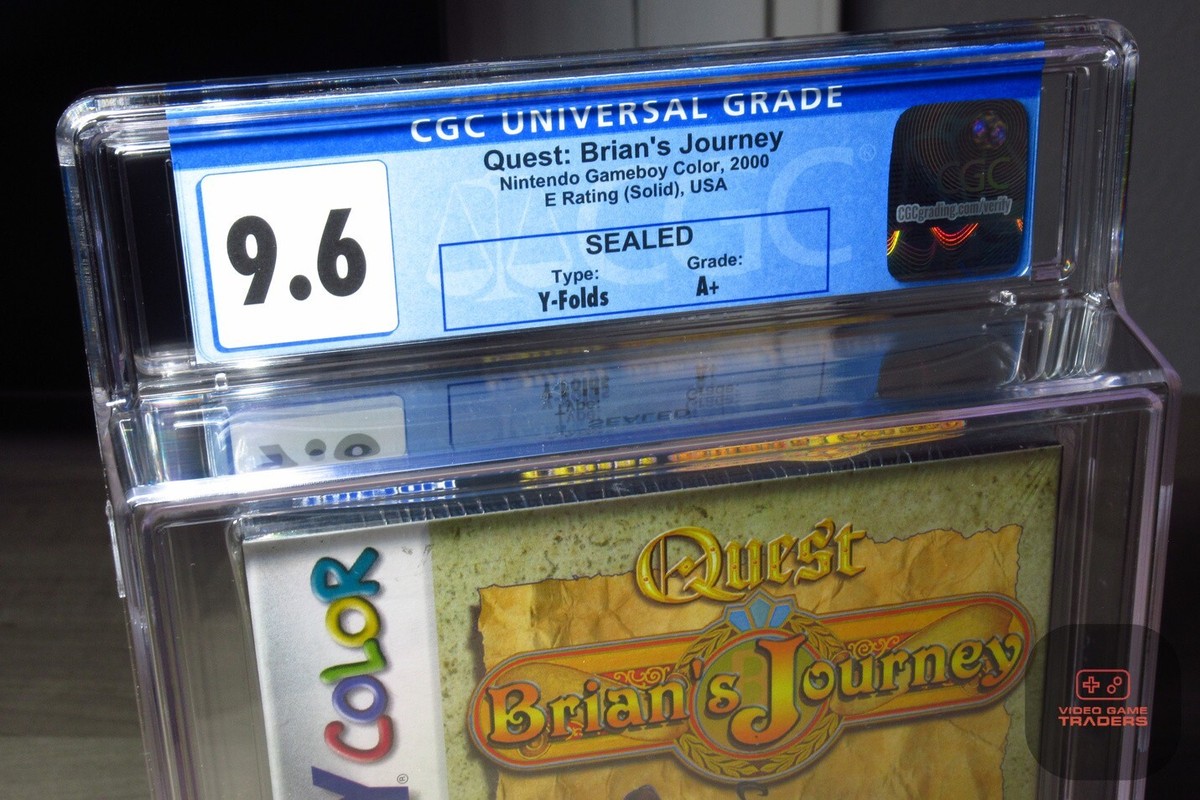 CGC 9.6 A+ - Quest: Brian's Journey Game Boy Color, GBC 2000 NEW