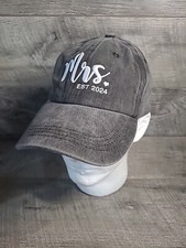 Mrs. 2024 - Marriage Wedding Adjustable Adult Baseball Ball Cap Hat Color Gray