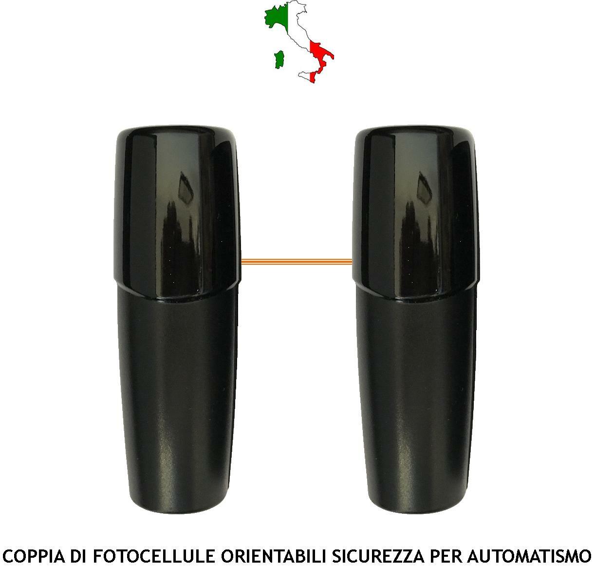 FOTOCELLULA ORIENTABILE IN COPPIA ROTAZIONE 180° CONTROLLO SICUREZZA AUTOMATISMO