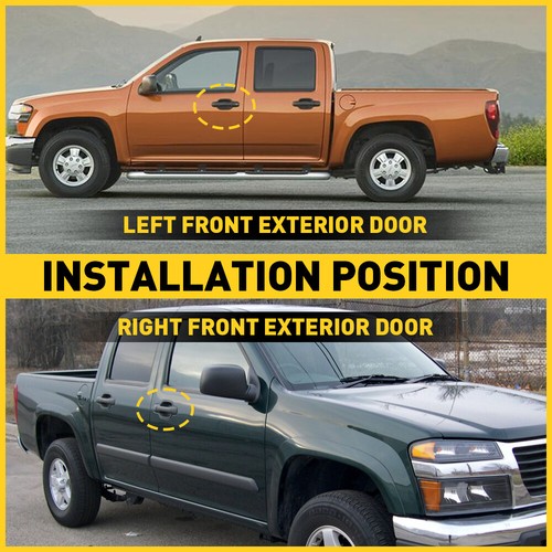 For Chevrolet 2004-2012 Colorado Door Handle Exterior Outside Front Right Side - Foto 40 di 43