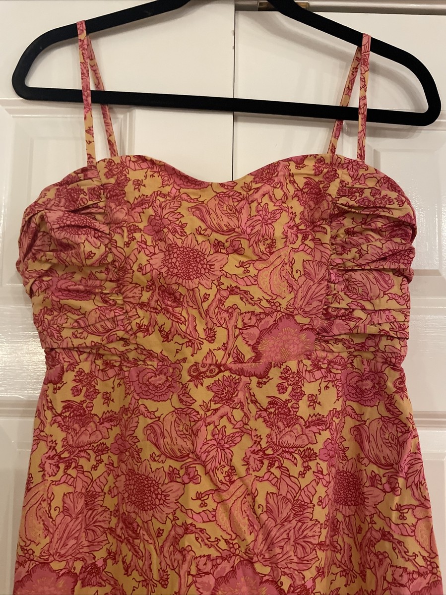 free people orange strapless dress Free People Oceanside Strapless Crochet Mini Dress