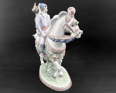 Lladro Valencian Couple On Horse #1472 Retired Limited Edition w