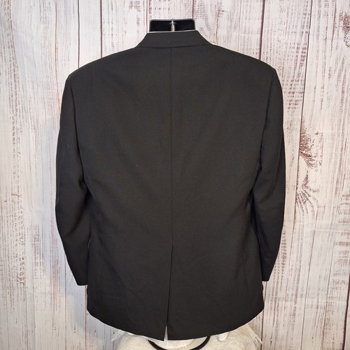 Jack Nicklaus Sport Coat Blazer Mens 42R Black Gold Button - Picture 6 of 9