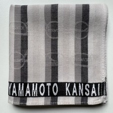 HANDKERCHIEF VINTAGE JAPAN MEN'S COTTON ART STRIPED LINE POCKET SQUARE 18" B0399