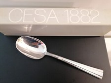 CESA ARGENTERIA, cucchiaio risotto in lega d'argento, modello NOVECENTO