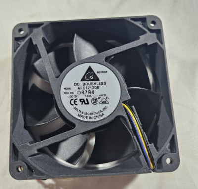 Delta Electronics DC Brushless AFC1212DE D8794 Cooling Fan (Open - Box / New)