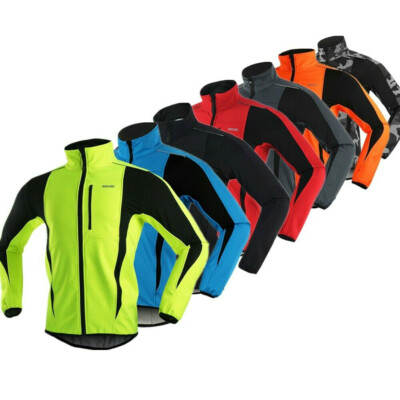 Thermische Fahrradjacke Winter Fahrrad wasserdichte winddichte Mantel für 