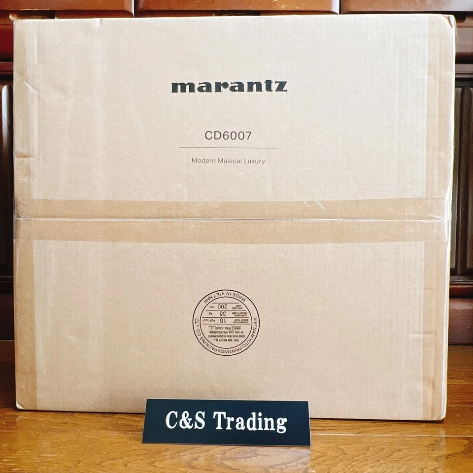 Marantz CD Player CD6007 FN HDMA Full Discrete Analog AC 100V Silver Gold - Image 3 of 4