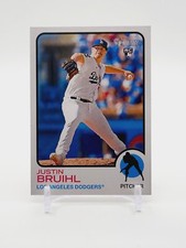 2022 Topps Heritage High Number Justin Bruihl ROOKIE CARD #518 LA Dodgers (RC)