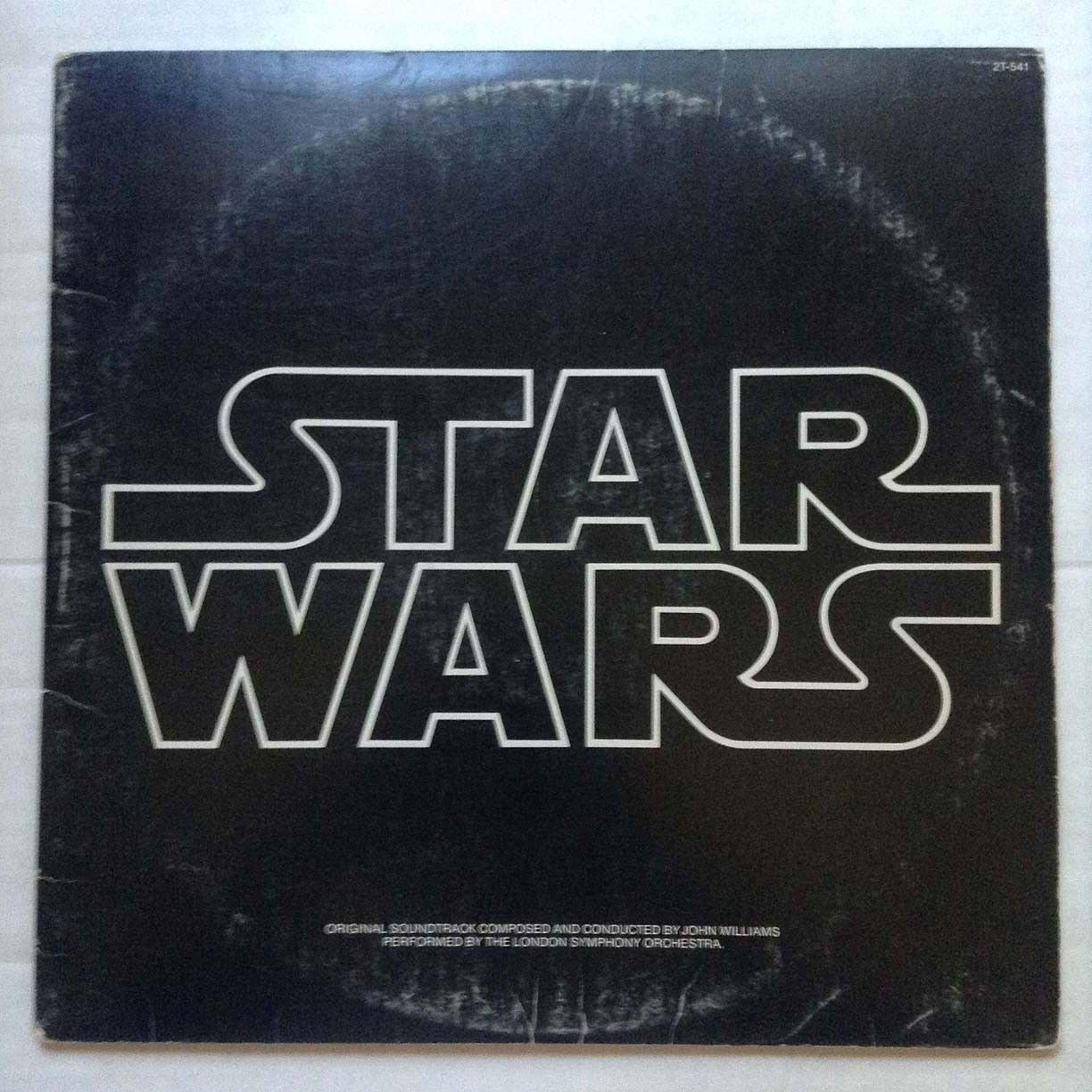 STAR WARS 1977 GATEFOLD OST DOUBLE LP 20TH CENTURY 2T-541 JOHN WILLIAMS VG+VINYL