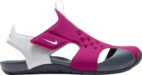 Nike Sunray Protect 2 (PS) Girls Sandals 943826-604 Fireberry/ 12C NWT | eBay