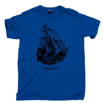 Flying Dutchman T Shirt Davy Jones Locker Shipwreck Sailors Sail Oceans Seas Tee