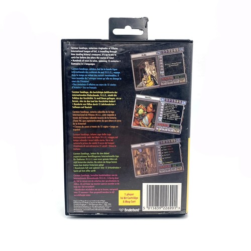 Where In The World Is Carmen Sandiego ? Sega Megadrive COMPLET PAL CIB - Photo 3/3