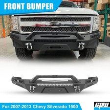 For 2007-2013 Chevy Silverado 1500 3-in-1 Heavy Duty Front Bumper With Bull Bar For 2007-2013 Chevy Silverado 1500 3-in-1 Heavy Duty Front Bumper With Bull Bar