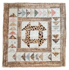 Handmade Quilt Table Topper. 28x28