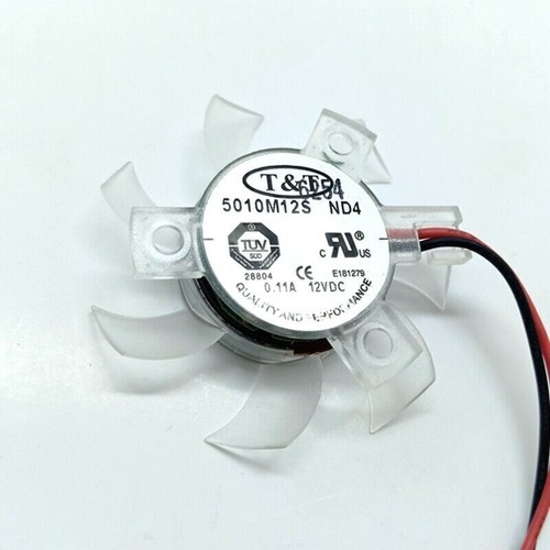 5010M12S 12V 0.11A 2 pins Industrial computer motherboard graphics card fan - Photo 2/10