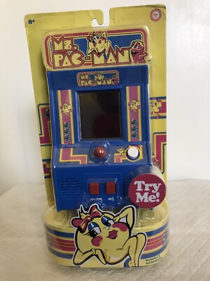 Basic Fun! MS. PAC MAN Electronic Handheld Classic Mini Arcade Game ...