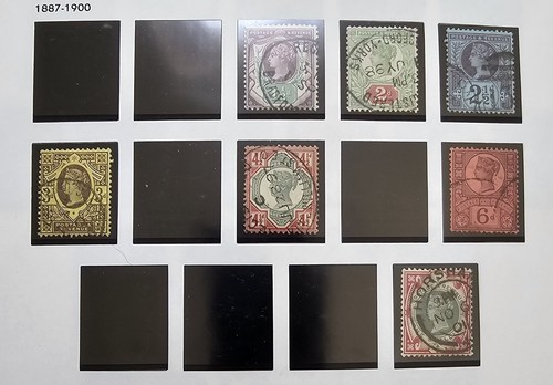 GREAT BRITAIN COLLECTION IN DAVO ALBUM 1870 TO 1970 - Picture 7 of 24