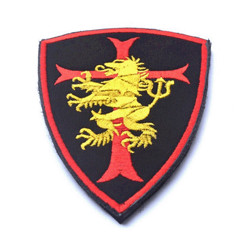 2PCS NAVY SEAL TEAM 6 DEVGRU LION CROSS CRUSADER SHIELD TACTICAL HOOK PATCH - Picture 5 of 5