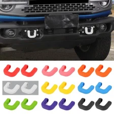 Front Bumper Track Tow Hook Trailer Trim Cover Protection For Ford Bronco 2021+