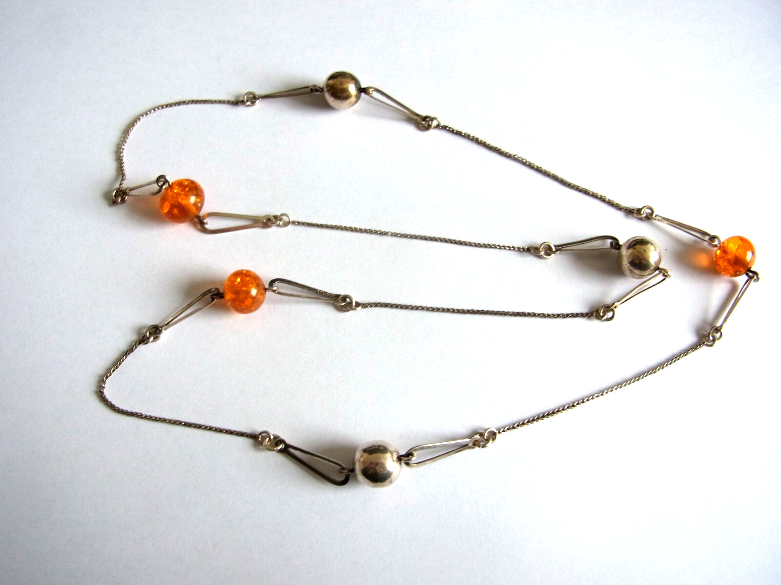 Hübsche Vintage Kette Silber 835 Fischland