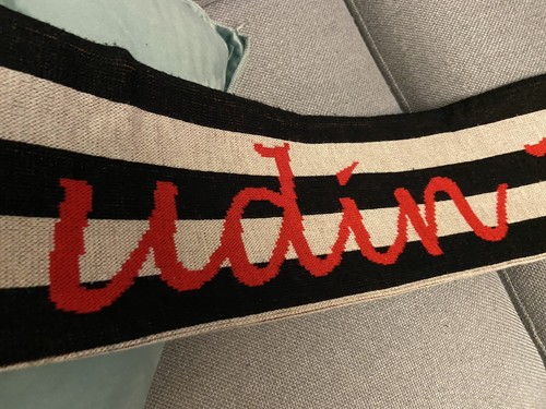 SCIARPA RARISSIMA UDINESE ZEBRETTE UDIN 1946 ECHARPE SCARF BUFANDA UDINE FRIULI - Foto 5 di 6