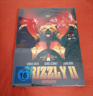 GRIZZLY 2: REVENGE Mediabook Cover D limited 999 UNCUT (Blu-ray + DVD)