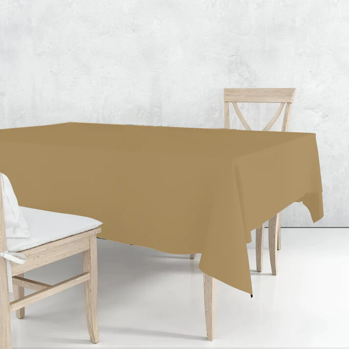 Nicole Fantini Disposable Plastic Tablecloth Rectangle 54" x 108" Set of 8