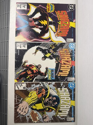 SHAZAM! THE NEW BEGINNING #1 #2 #4 MINI-SERIES SET (1987 DC COMICS) ALL NM+/MINT