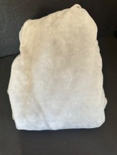 Pottery Barn Kids GRAY Recycled Blend LUXE CHAMOIS Crib Sheet Baby Nursery NEW