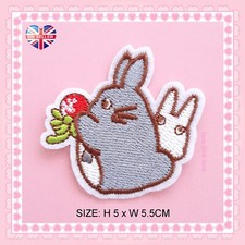 ?? TOTORO STUDIO GHIBL Full Embroidered Applique Iron Sew On Patch Badge UK ??