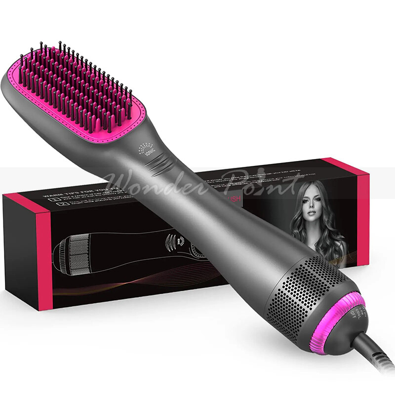 in Hair Dryer Brush Electric Hot Air Comb Multifunction Hair