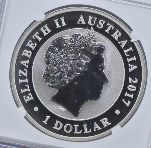 2017 P Australia 1 Dollar Silver Swan MS70 NGC Brown Label - Picture 4 of 5