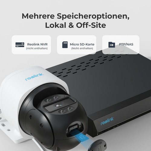 Reolink RLC-830A 4K PT PoE Überwachungskamera Aussen Auto-Tracking 355° Schwenk - Afbeelding 6 van 15